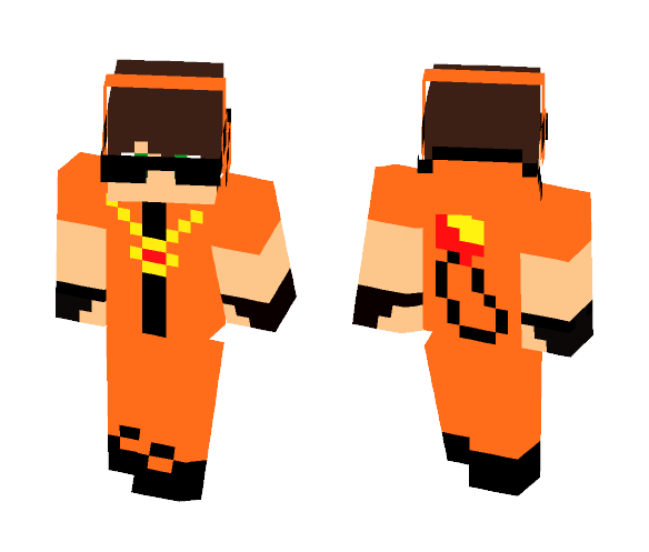Charmander Swag Man - Male Minecraft Skins - image 1