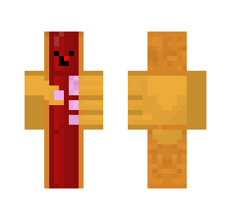 Hotdog grabbed by a hand XD