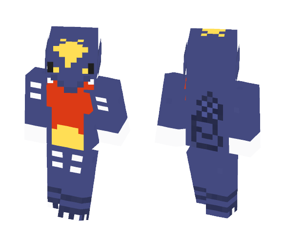 Garchomp (Edit) - Interchangeable Minecraft Skins - image 1