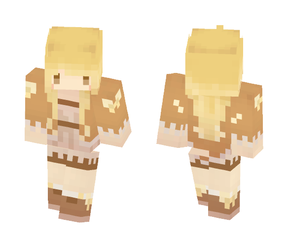 Download Free Food personification | baked Potato Skin for Minecraft image 1 Food personification | baked Potato - Female Minecraft Skins - image 1