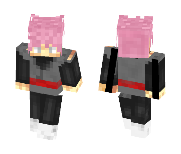 Black Goku SSJ Rose - Male Minecraft Skins - image 1