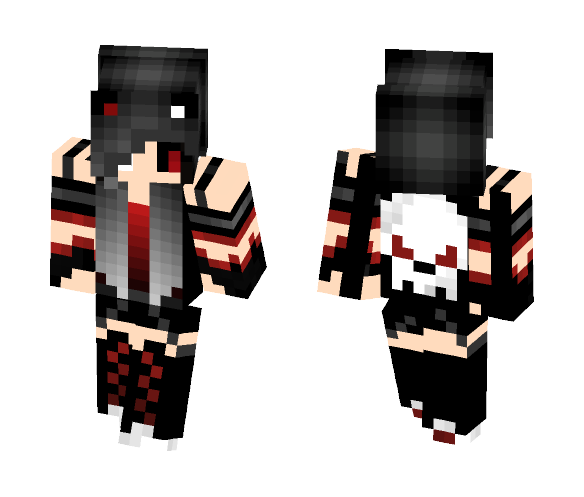 Fixed Vampire Girl - Girl Minecraft Skins - image 1