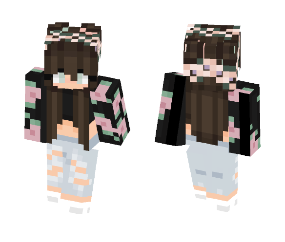 Rose Croptop - Female Minecraft Skins - image 1