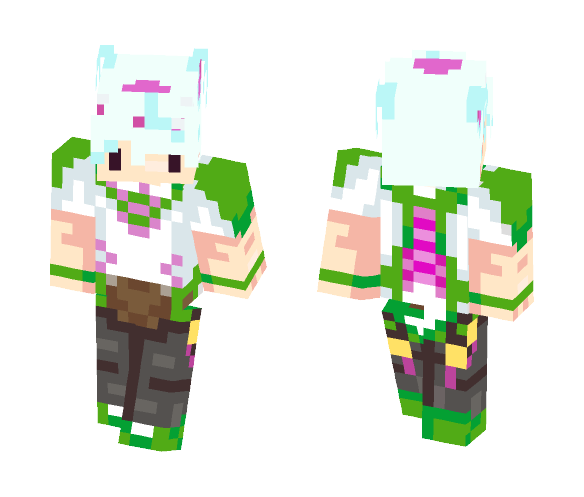 Moon Rabbit - Male Minecraft Skins - image 1