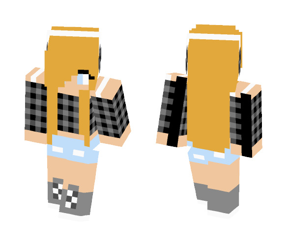 Download Free Halloween Girl Skin for Minecraft image 1 Halloween Girl - Girl Minecraft Skins - image 1