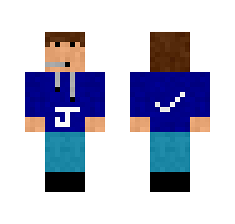 Blue Nike Dude - Male Minecraft Skins - image 2