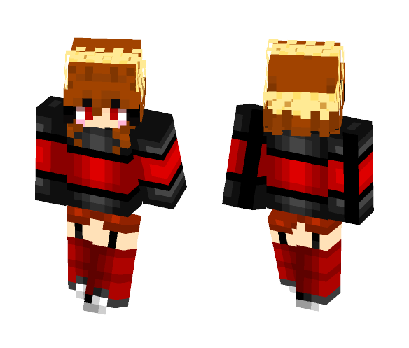 Underfell Chara - Female Minecraft Skins - image 1