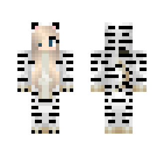 White Tiger and hair gurl? - Female Minecraft Skins - image 2