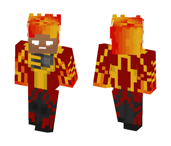 Download Free Fire_Storm (Legend of tomorrow) Skin for Minecraft image 1 Fire_Storm (Legend of tomorrow) - Male Minecraft Skins - image 1