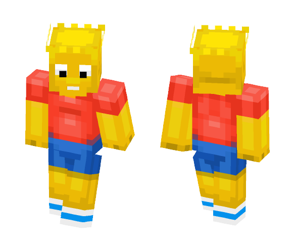 Bart Simpson - Male Minecraft Skins - image 1