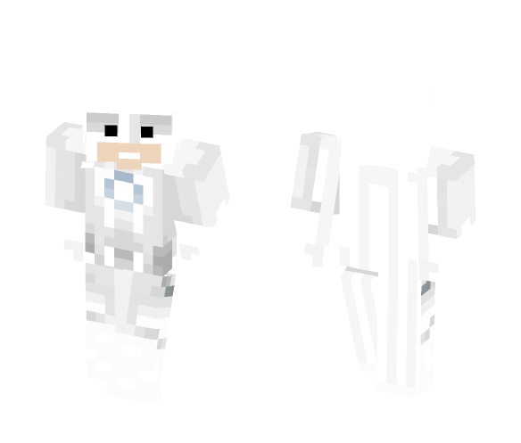 [BONUS] White Lantern Batman - Batman Minecraft Skins - image 1