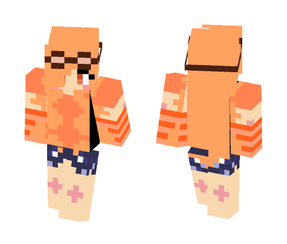 Fiery Depths an Explorer - Female Minecraft Skins - image 1