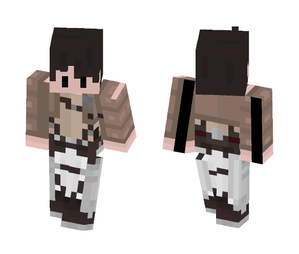 Download Free The Attacker Of Titans Skin for Minecraft image 1 The Attacker Of Titans - Male Minecraft Skins - image 1