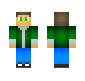 Boy in green shirt :)
