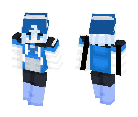 Underswap Napstablook - Male Minecraft Skins - image 1