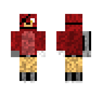 Fixed Foxy From FNAF 1 - Male Minecraft Skins - image 2