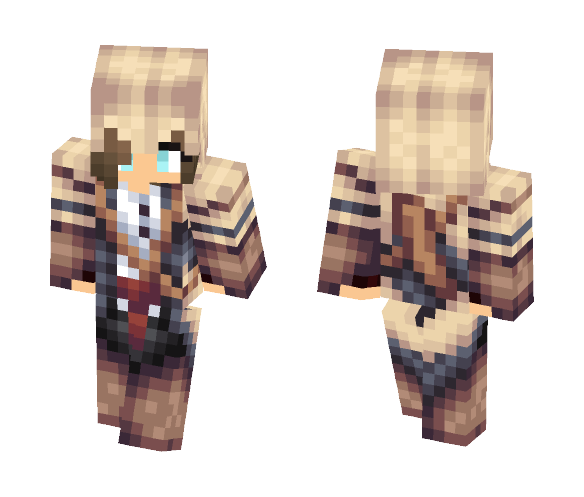 Shellerna - Connor Kenway ACIII - Female Minecraft Skins - image 1