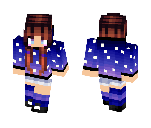 Galaxy Girl - Girl Minecraft Skins - image 1