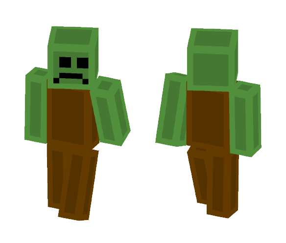 Retro Zombie Classic - Male Minecraft Skins - image 1