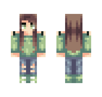 greeeeeeeeeeeeeen - Female Minecraft Skins - image 2