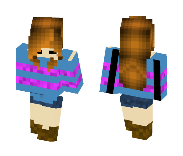 Frisk - Female Minecraft Skins - image 1