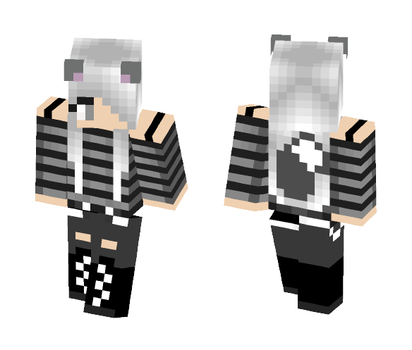Girl Wolf - Girl Minecraft Skins - image 1