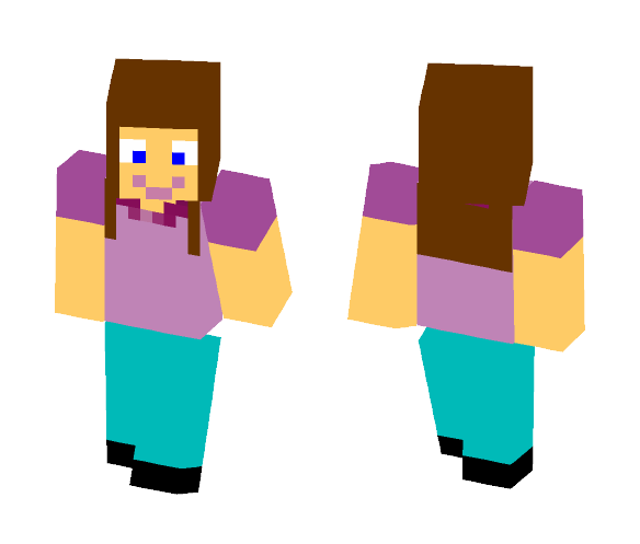 Download Free Happy girl Skin for Minecraft image 1 Happy girl - Girl Minecraft Skins - image 1
