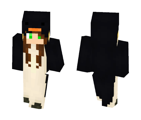 Penguin Onesie - Female Minecraft Skins - image 1