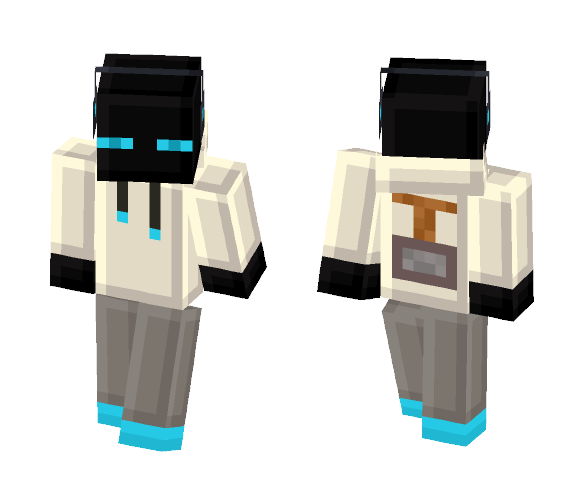 Blue Tiny Pixels Enderman - Other Minecraft Skins - image 1