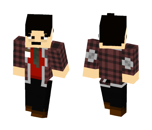 Download Free Peter Johnson (Stairs) Skin for Minecraft image 1 Peter Johnson (Stairs) - Male Minecraft Skins - image 1