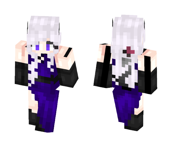Demon Girl (remake) - Girl Minecraft Skins - image 1