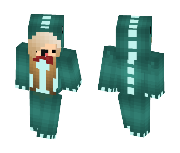 Download Free just a derpy dino girl Skin for Minecraft image 1 just a derpy dino girl - Girl Minecraft Skins - image 1