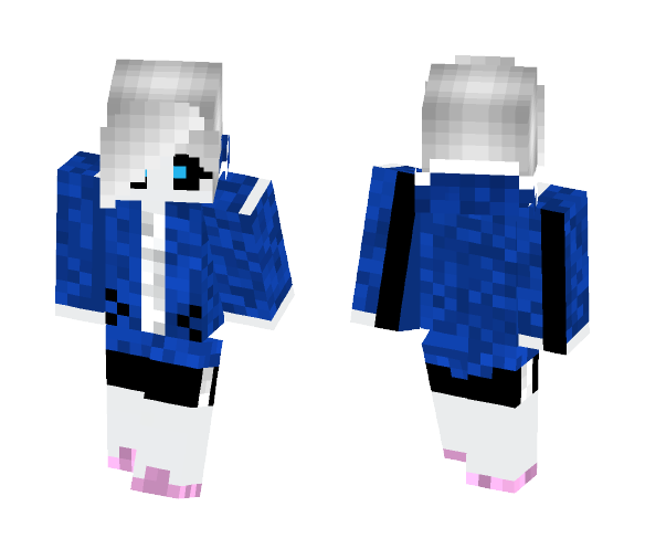 Sans Girl - Girl Minecraft Skins - image 1