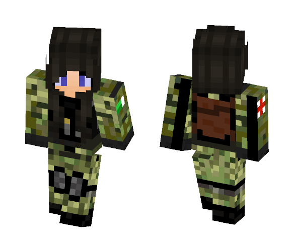 Vindex Soilder - Female Minecraft Skins - image 1
