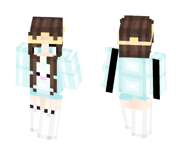 Download Free Updated Version || Confuzzled Skin for Minecraft image 1 Updated Version || Confuzzled - Female Minecraft Skins - image 1