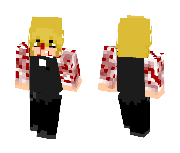Shizuo Heiwajima (Final Battle) v3 - Male Minecraft Skins - image 1