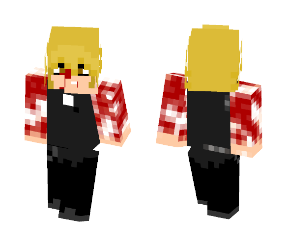 Shizuo Heiwajima (Final Battle) v2 - Male Minecraft Skins - image 1