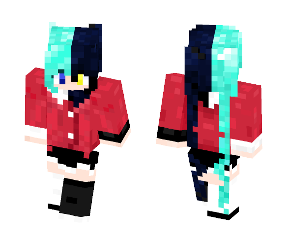 Light And Dark Miku - Female Minecraft Skins - image 1