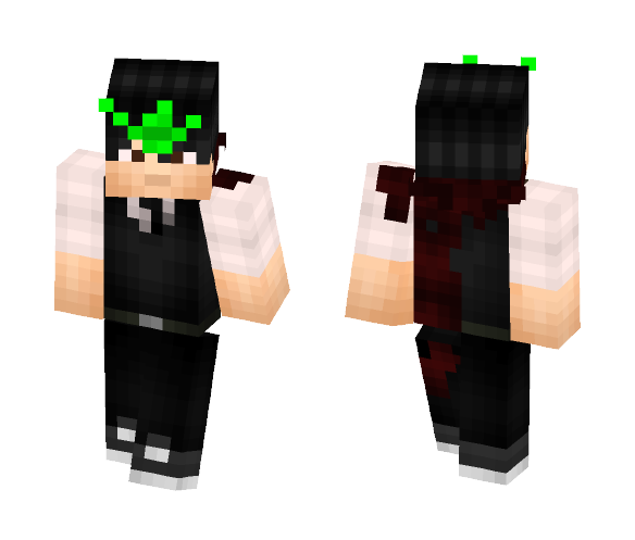 boy pvp fire green - Boy Minecraft Skins - image 1