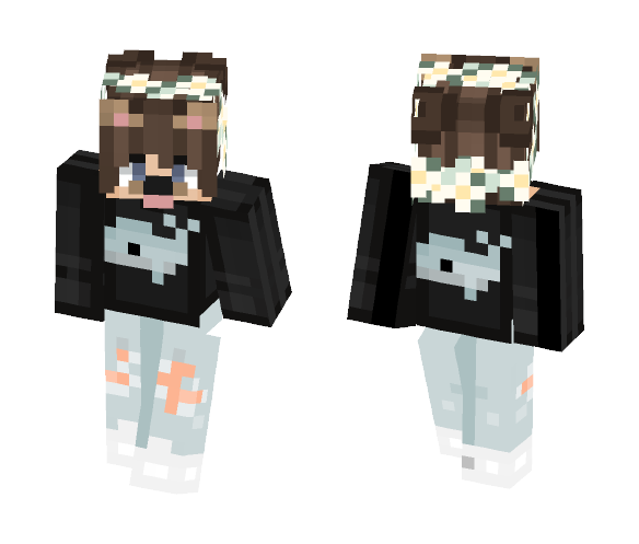 Whale Boy - Boy Minecraft Skins - image 1