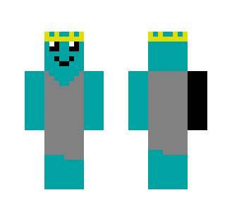 Blue Guy with Crown - Interchangeable Minecraft Skins - image 2