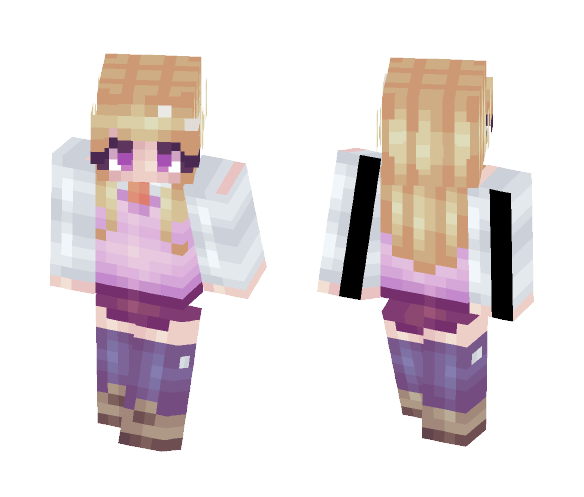 Download Free welcome to the ahoge club Kaede Skin for Minecraft image 1 welcome to the ahoge club Kaede - Female Minecraft Skins - image 1