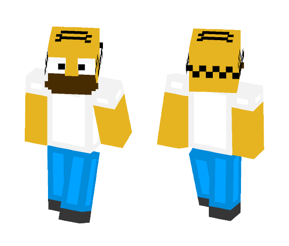 Homer Simpson - Male Minecraft Skins - image 1