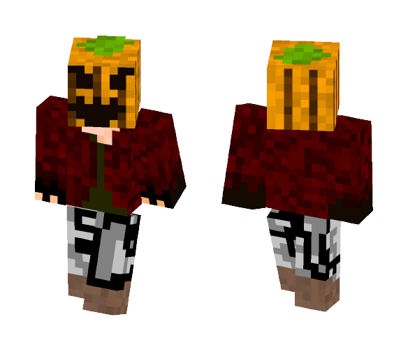 Halloween Pumpkin Costume - Halloween Minecraft Skins - image 1
