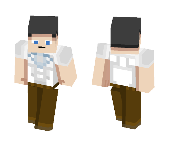 White Lantern Superboy - Male Minecraft Skins - image 1