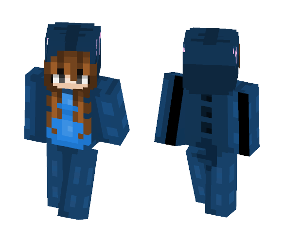 Stitch Onsie - Female Minecraft Skins - image 1