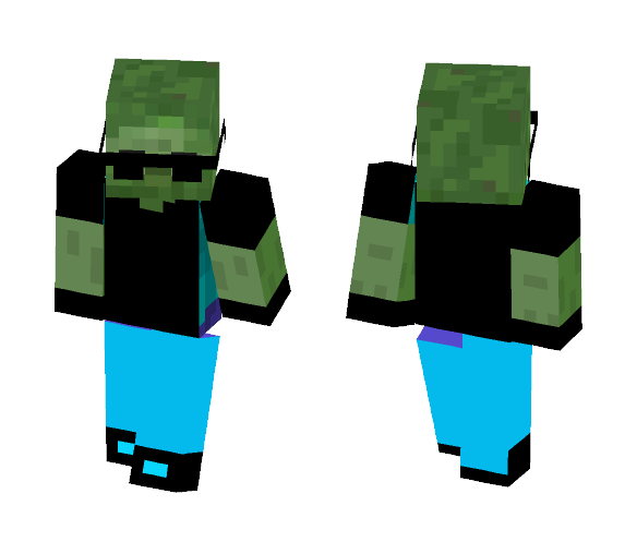Dale The Zombie - Male Minecraft Skins - image 1