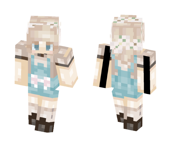 Download Free first skin - dungaree girl thing Skin for Minecraft image 1 first skin - dungaree girl thing - Girl Minecraft Skins - image 1