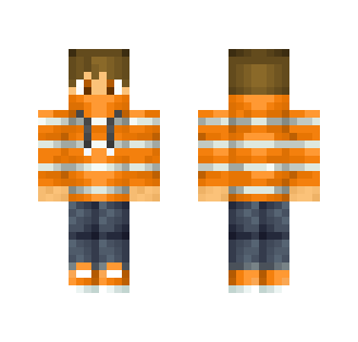 Orange skin 6 - Male Minecraft Skins - image 2