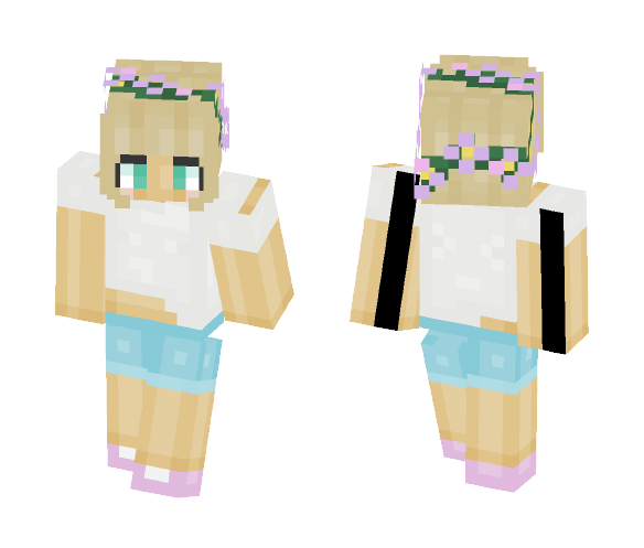 username on msp is Chara x Sans - Female Minecraft Skins - image 1